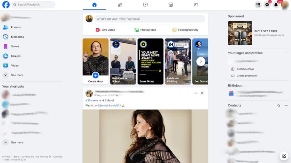 Facebook Stories video size