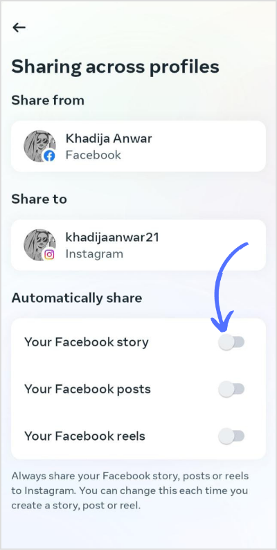 sharing across accounts