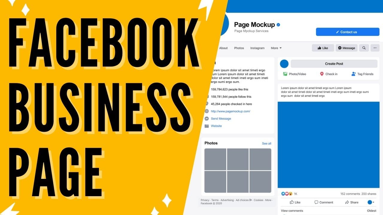 setting up a facebook business page