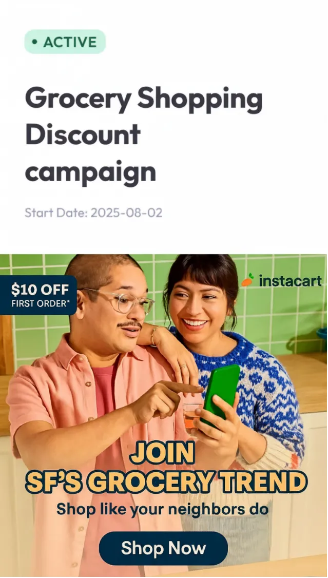 Grocery Shopping Discount